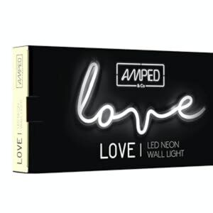 NIB Amped Love Neon Sign in White